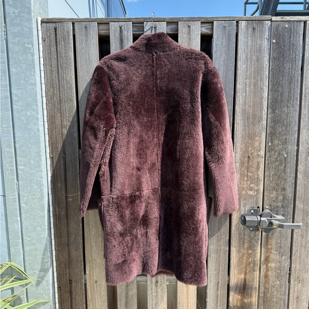 Vince Shearling Jacket Size Xs - image 6